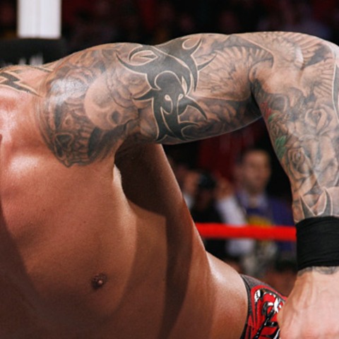 Im a huge Goldberg mark  Randy Orton makes big admission and reveals  duplicate tattoo story